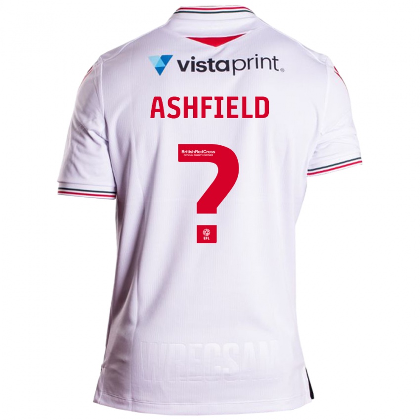 Dames Harry Ashfield #0 Wit Uitshirt Uittenue 2023/24 T-Shirt