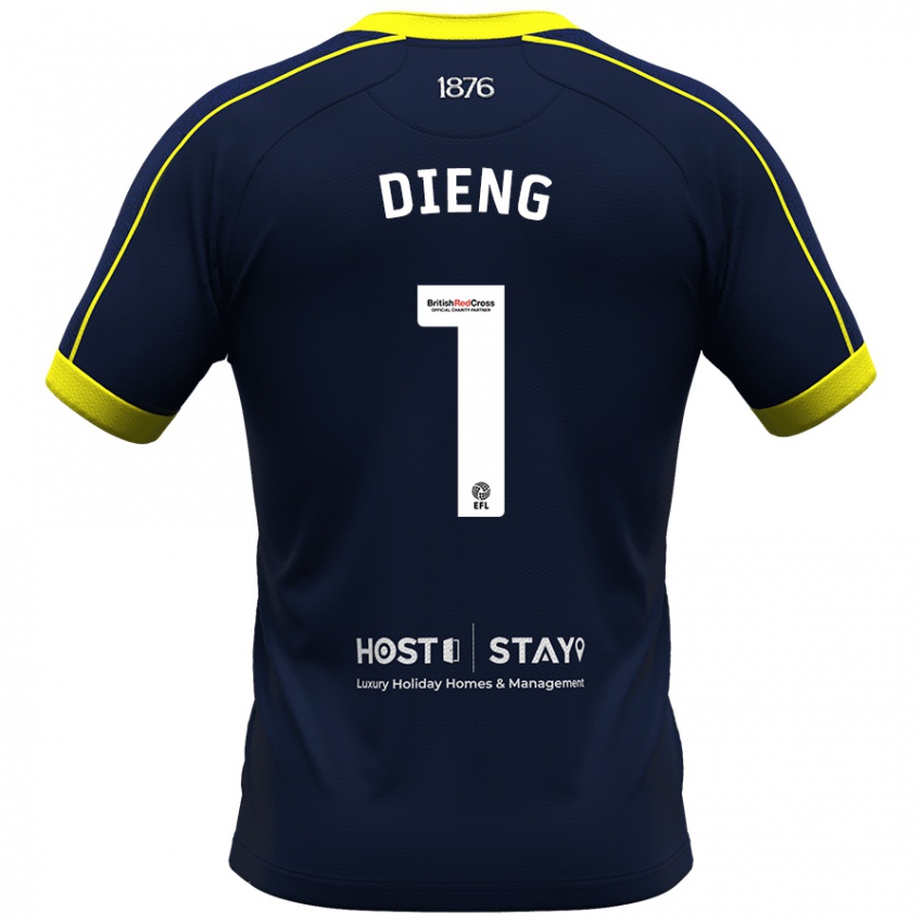 Dames Seny Dieng #1 Marine Uitshirt Uittenue 2023/24 T-Shirt