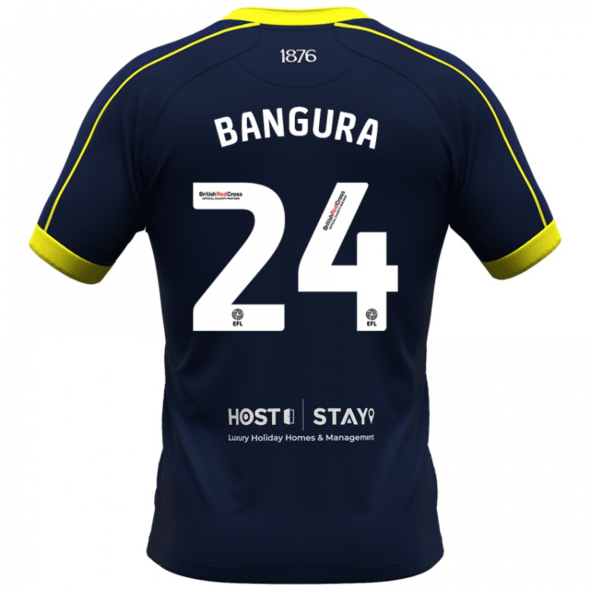 Dames Alex Bangura #24 Marine Uitshirt Uittenue 2023/24 T-Shirt