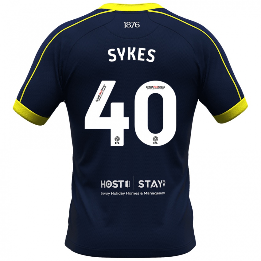 Dames Cain Sykes #40 Marine Uitshirt Uittenue 2023/24 T-Shirt