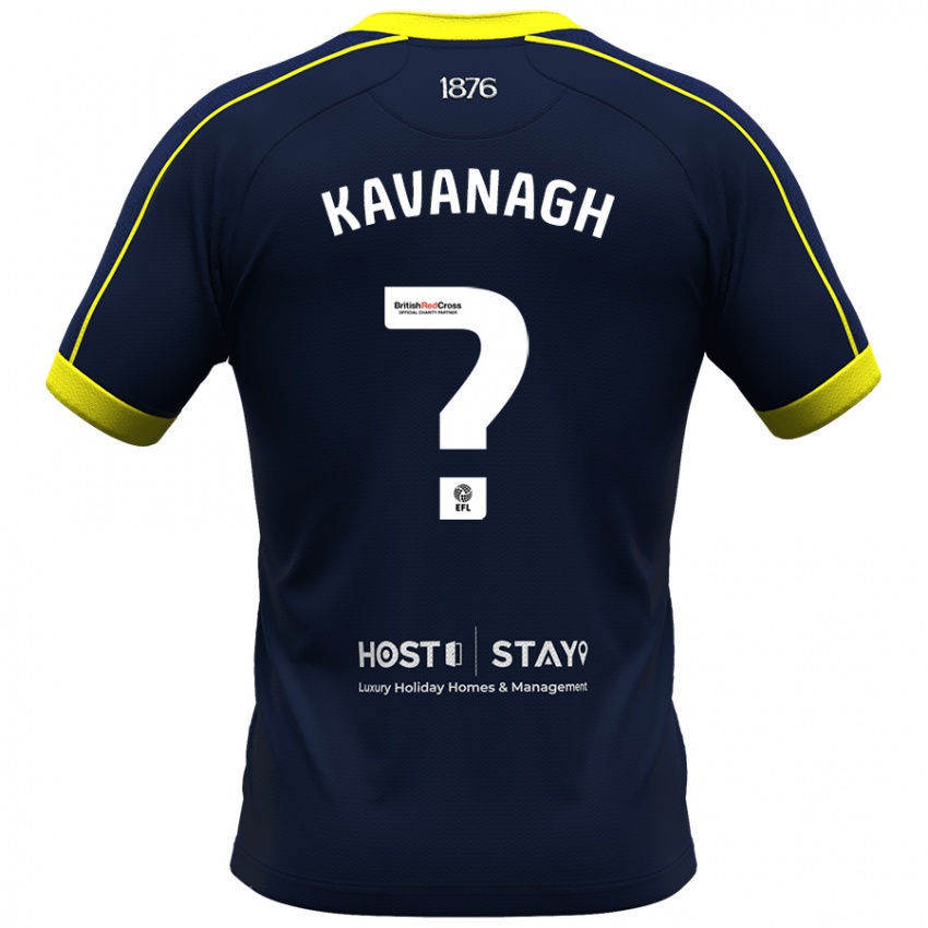 Dames Calum Kavanagh #0 Marine Uitshirt Uittenue 2023/24 T-Shirt