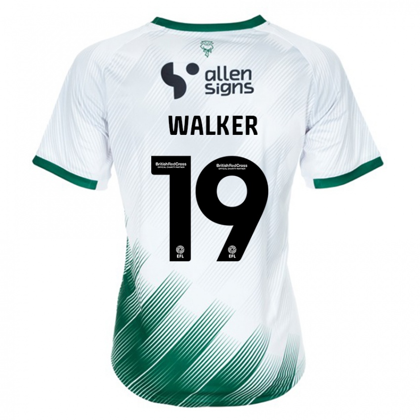 Dames Tyler Walker #19 Wit Uitshirt Uittenue 2023/24 T-Shirt