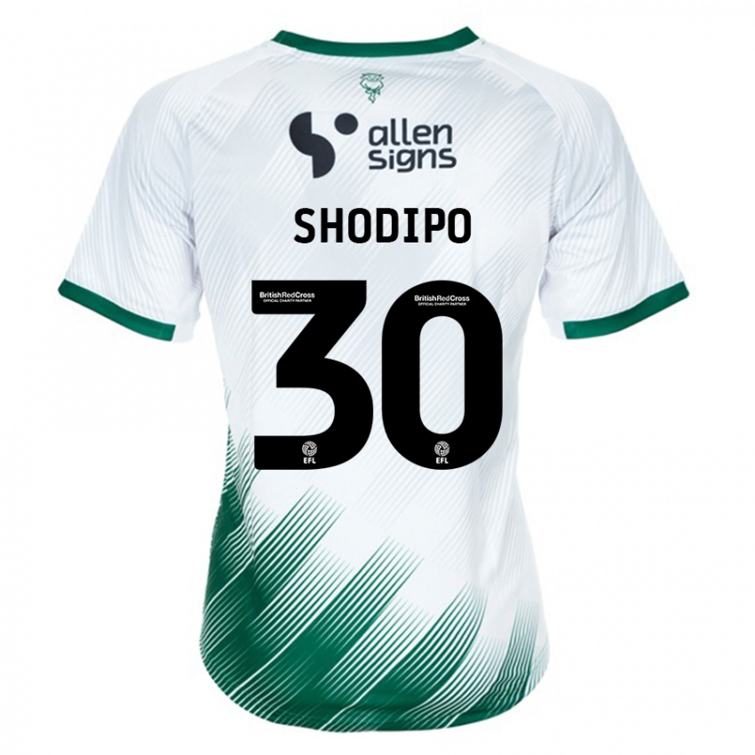 Dames Olamide Shodipo #30 Wit Uitshirt Uittenue 2023/24 T-Shirt