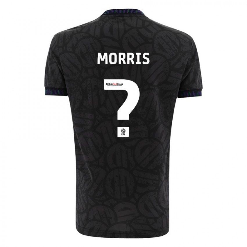 Dames Matt Morris #0 Zwart Uitshirt Uittenue 2023/24 T-Shirt