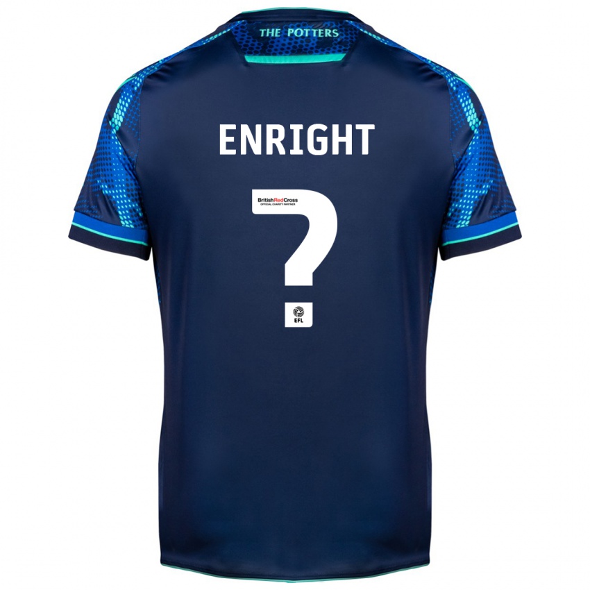 Dames Luke Enright #0 Marine Uitshirt Uittenue 2023/24 T-Shirt