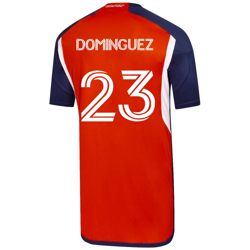 Dames Nery Dominguez #23 Wit Uitshirt Uittenue 2023/24 T-Shirt
