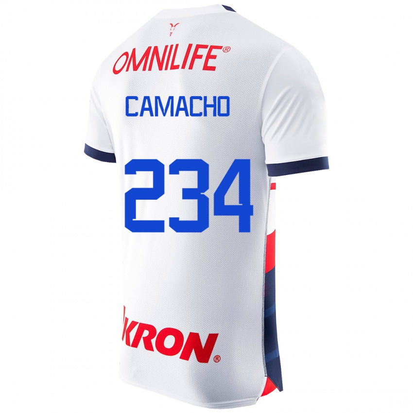 Dames Xandor Camacho #234 Wit Uitshirt Uittenue 2023/24 T-Shirt