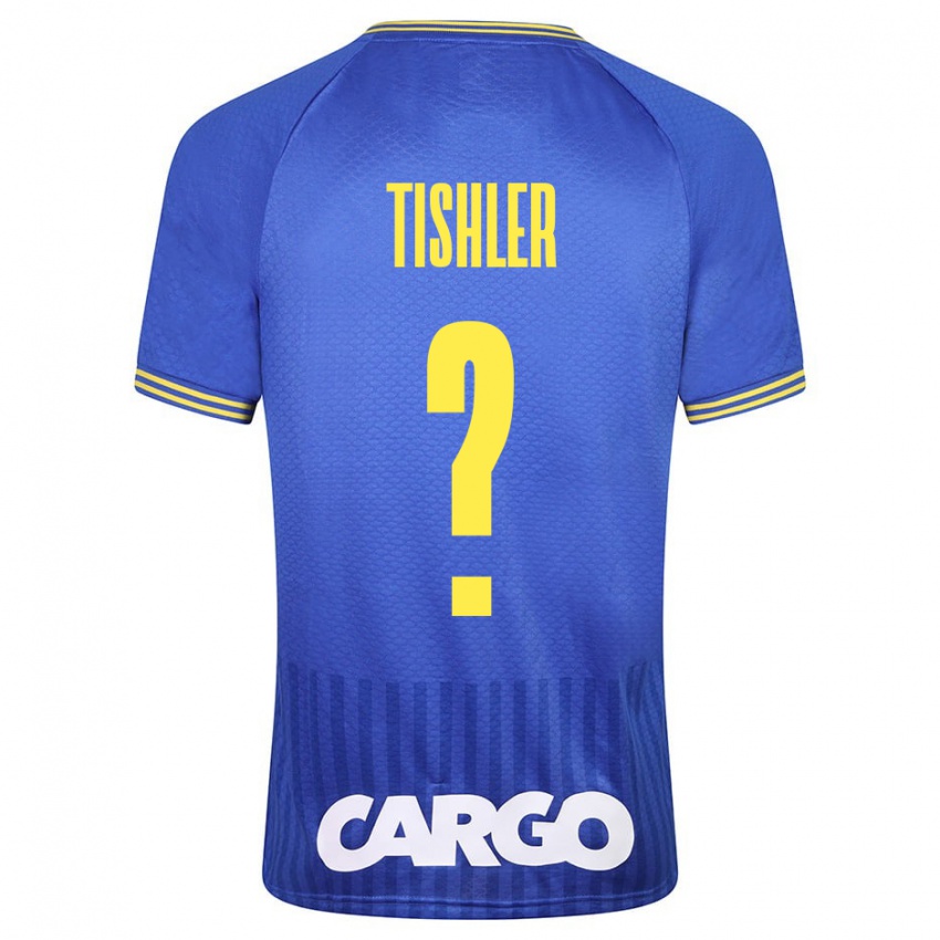 Dames Daniel Tishler #0 Blauw Uitshirt Uittenue 2023/24 T-Shirt