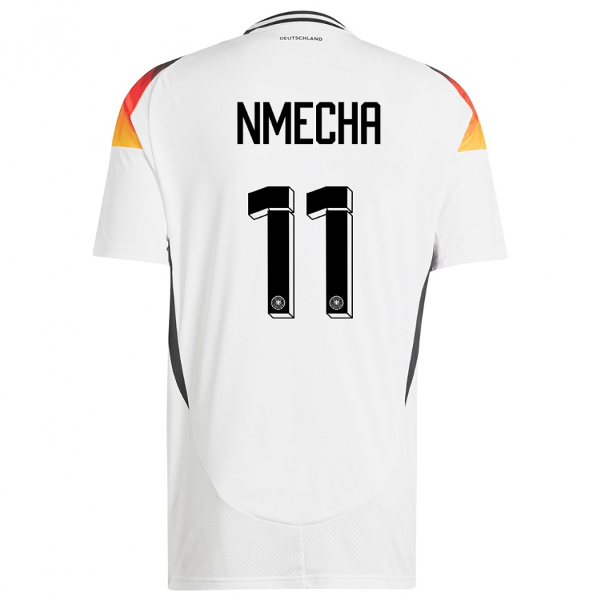 Kinderen Duitsland Lukas Nmecha #11 Wit Thuisshirt Thuistenue 24-26 T-Shirt