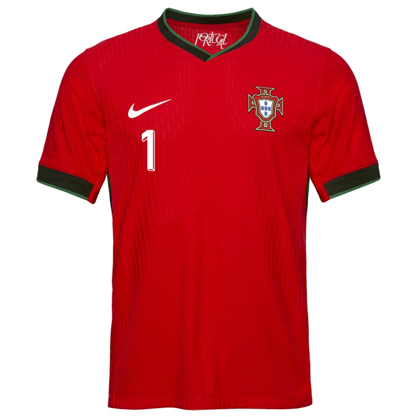 Kinderen Portugal Rui Patricio #1 Rood Thuisshirt Thuistenue 24-26 T-Shirt