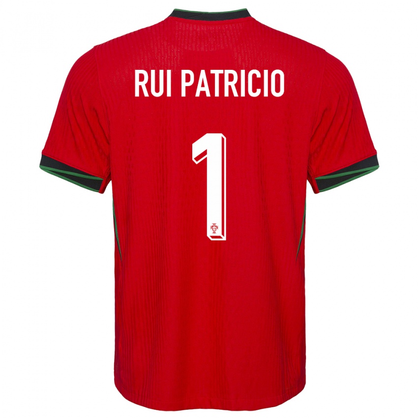 Kinderen Portugal Rui Patricio #1 Rood Thuisshirt Thuistenue 24-26 T-Shirt