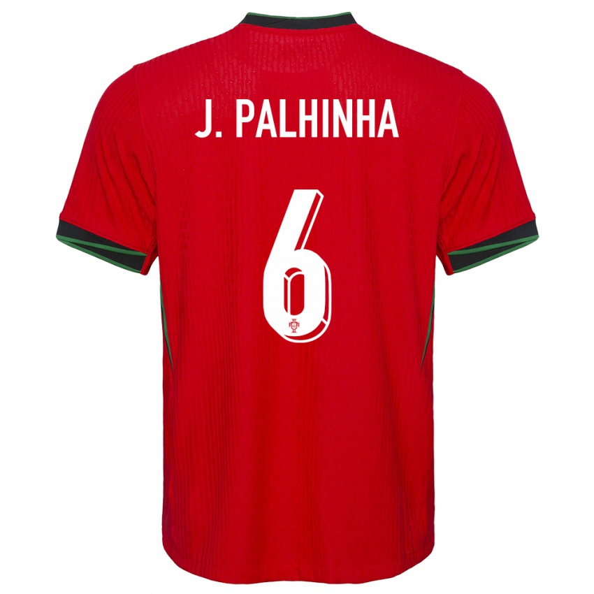 Kinderen Portugal Joao Palhinha #6 Rood Thuisshirt Thuistenue 24-26 T-Shirt