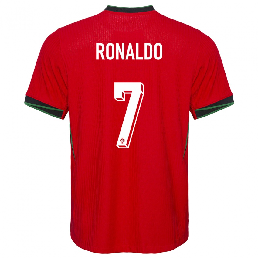 Kinderen Portugal Cristiano Ronaldo #7 Rood Thuisshirt Thuistenue 24-26 T-Shirt