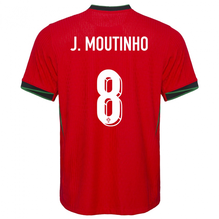 Kinderen Portugal Joao Moutinho #8 Rood Thuisshirt Thuistenue 24-26 T-Shirt