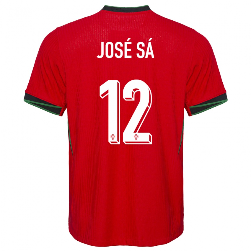 Kinderen Portugal Jose Sa #12 Rood Thuisshirt Thuistenue 24-26 T-Shirt