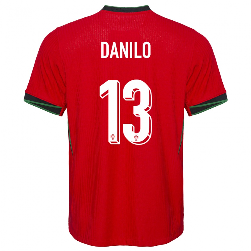 Kinderen Portugal Danilo Pereira #13 Rood Thuisshirt Thuistenue 24-26 T-Shirt