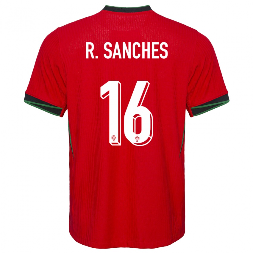 Kinderen Portugal Renato Sanches #16 Rood Thuisshirt Thuistenue 24-26 T-Shirt