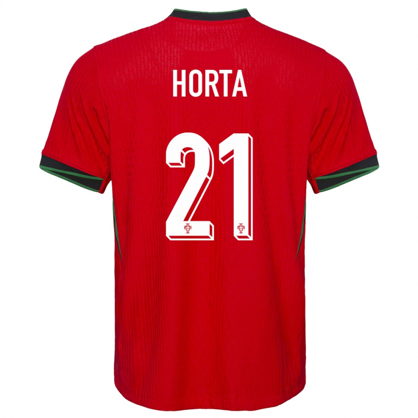 Kinderen Portugal Ricardo Horta #21 Rood Thuisshirt Thuistenue 24-26 T-Shirt