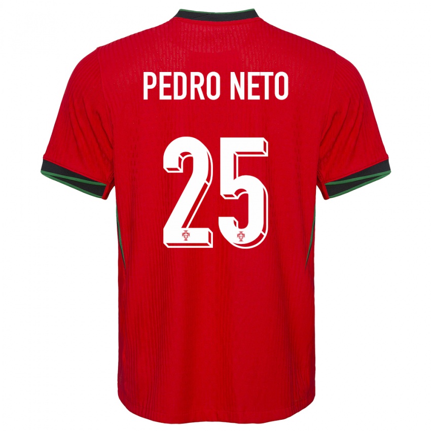 Kinderen Portugal Pedro Neto #25 Rood Thuisshirt Thuistenue 24-26 T-Shirt