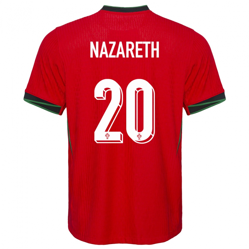 Kinderen Portugal Kika Nazareth #20 Rood Thuisshirt Thuistenue 24-26 T-Shirt