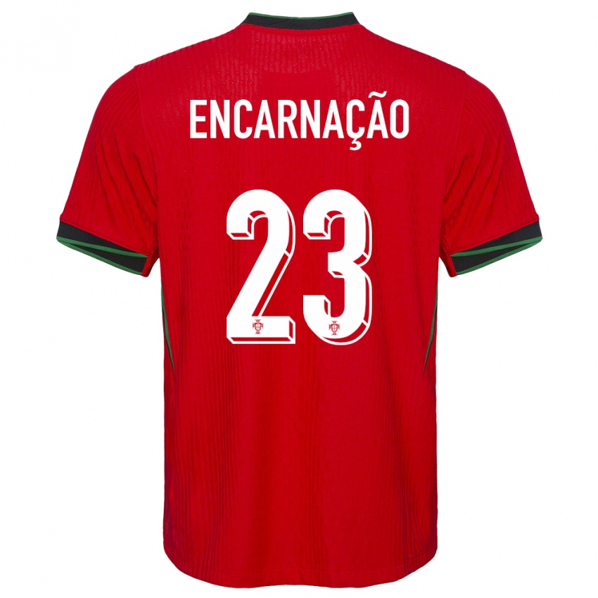 Kinderen Portugal Telma Encarnacao #23 Rood Thuisshirt Thuistenue 24-26 T-Shirt