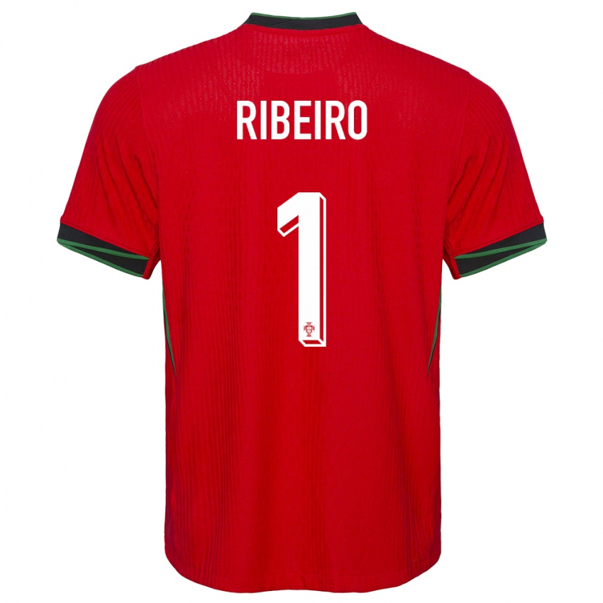 Kinderen Portugal Goncalo Ribeiro #1 Rood Thuisshirt Thuistenue 24-26 T-Shirt