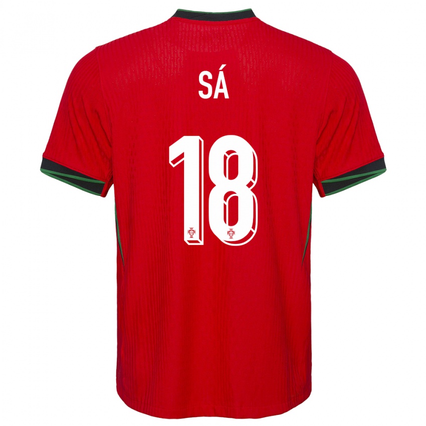 Kinderen Portugal Gustavo Sa #18 Rood Thuisshirt Thuistenue 24-26 T-Shirt