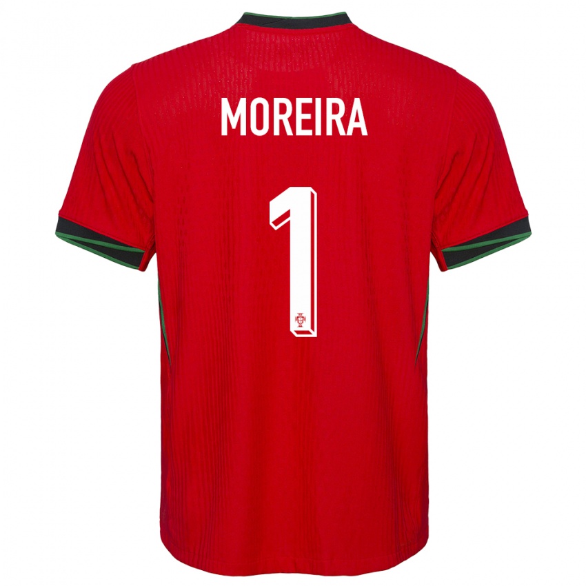 Kinderen Portugal Andre Moreira #1 Rood Thuisshirt Thuistenue 24-26 T-Shirt