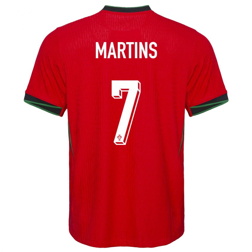 Kinderen Portugal Gil Martins #7 Rood Thuisshirt Thuistenue 24-26 T-Shirt