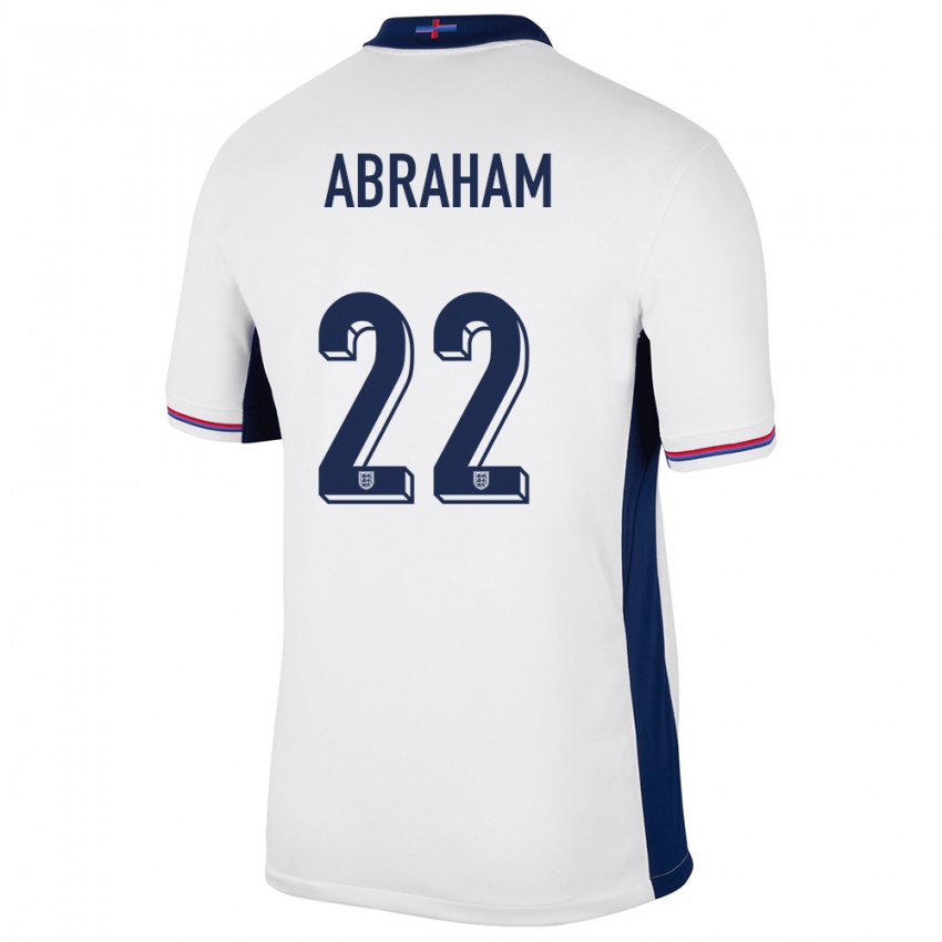 Kinderen Engeland Tammy Abraham #22 Wit Thuisshirt Thuistenue 24-26 T-Shirt