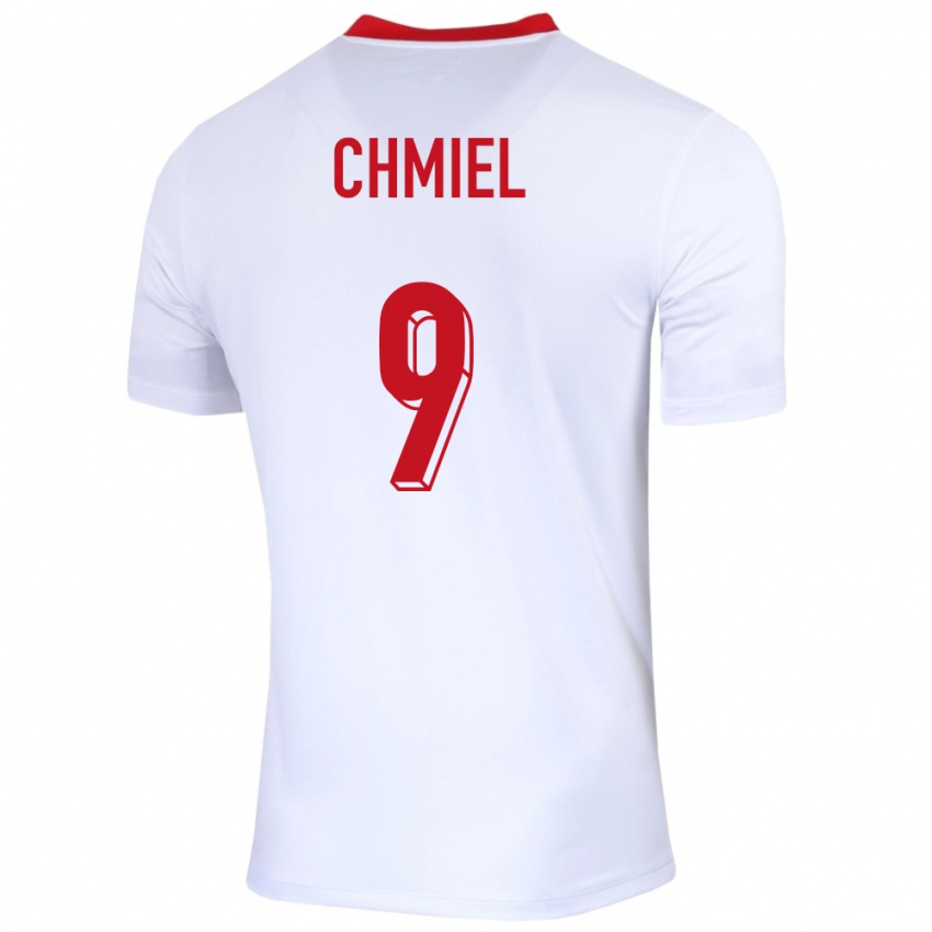 Kinderen Polen George Chmiel #9 Wit Thuisshirt Thuistenue 24-26 T-Shirt