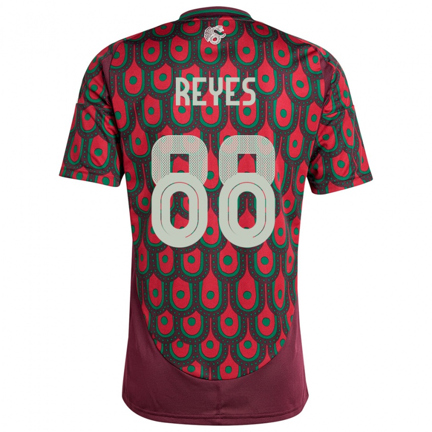 Kinderen Mexico Maricarmen Reyes #88 Kastanjebruin Thuisshirt Thuistenue 24-26 T-Shirt