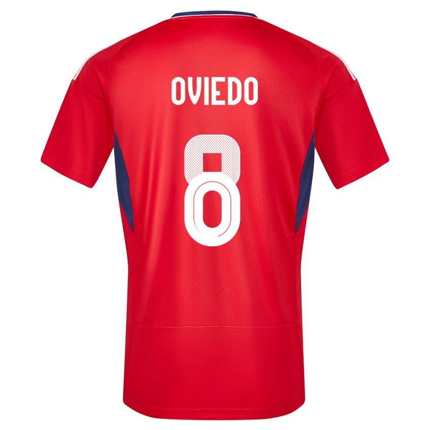 Kinderen Costa Rica Bryan Oviedo #8 Rood Thuisshirt Thuistenue 24-26 T-Shirt