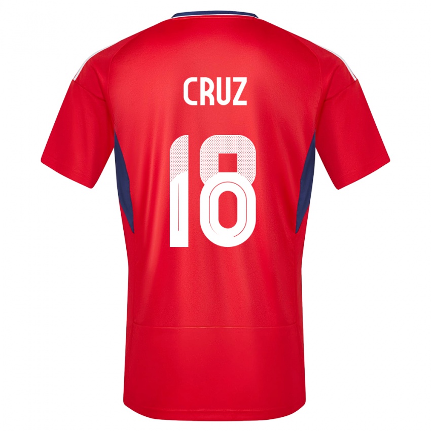 Kinderen Costa Rica Aaron Cruz #18 Rood Thuisshirt Thuistenue 24-26 T-Shirt