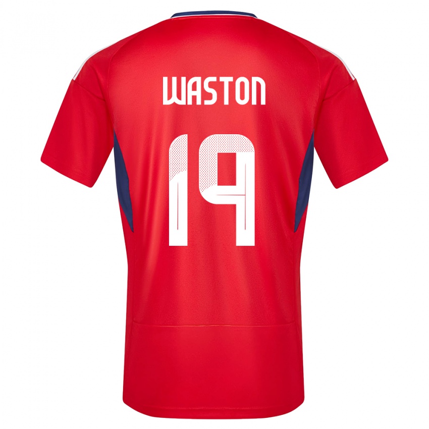 Kinderen Costa Rica Kendall Waston #19 Rood Thuisshirt Thuistenue 24-26 T-Shirt