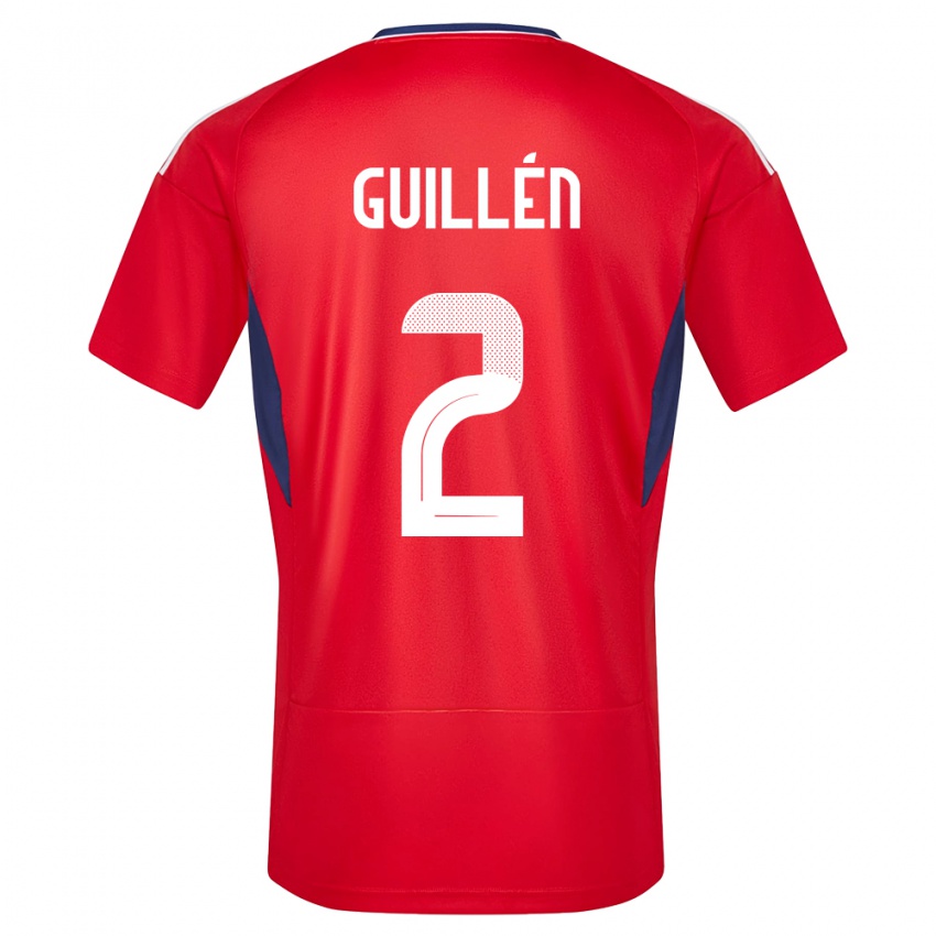 Kinderen Costa Rica Gabriela Guillen #2 Rood Thuisshirt Thuistenue 24-26 T-Shirt