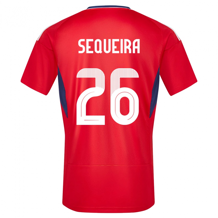 Kinderen Costa Rica Douglas Sequeira #26 Rood Thuisshirt Thuistenue 24-26 T-Shirt