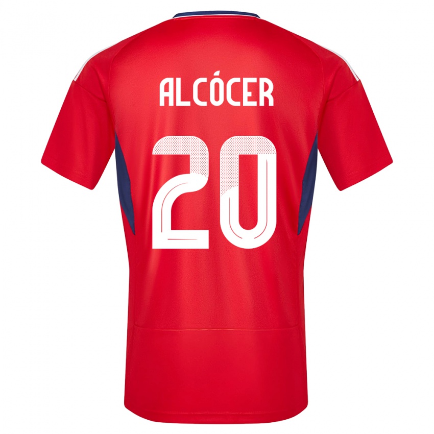 Kinderen Costa Rica Josimar Alcocer #20 Rood Thuisshirt Thuistenue 24-26 T-Shirt