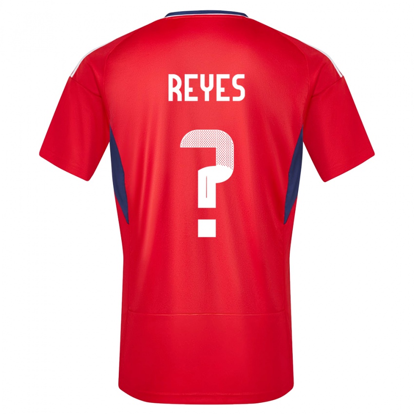 Kinderen Costa Rica Kenan Reyes #0 Rood Thuisshirt Thuistenue 24-26 T-Shirt