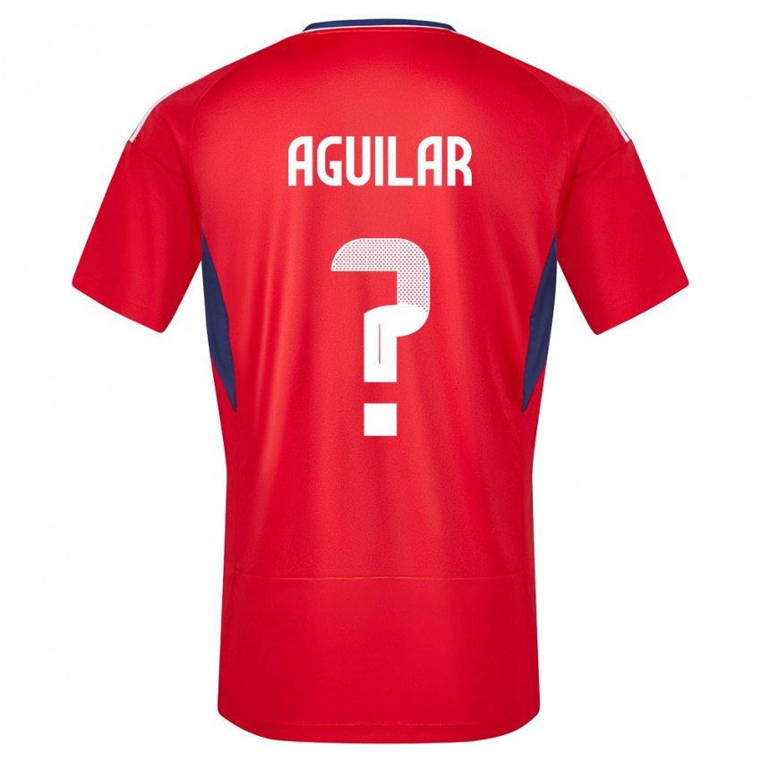 Kinderen Costa Rica Deylan Aguilar #0 Rood Thuisshirt Thuistenue 24-26 T-Shirt