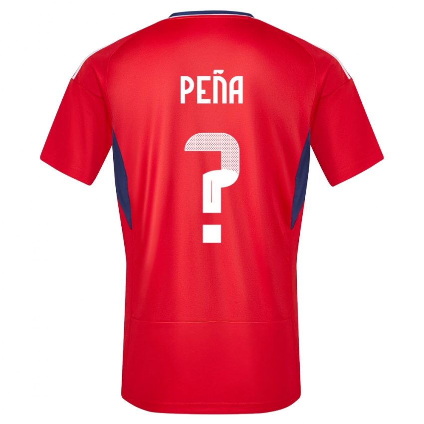 Kinderen Costa Rica Randy Pena #0 Rood Thuisshirt Thuistenue 24-26 T-Shirt