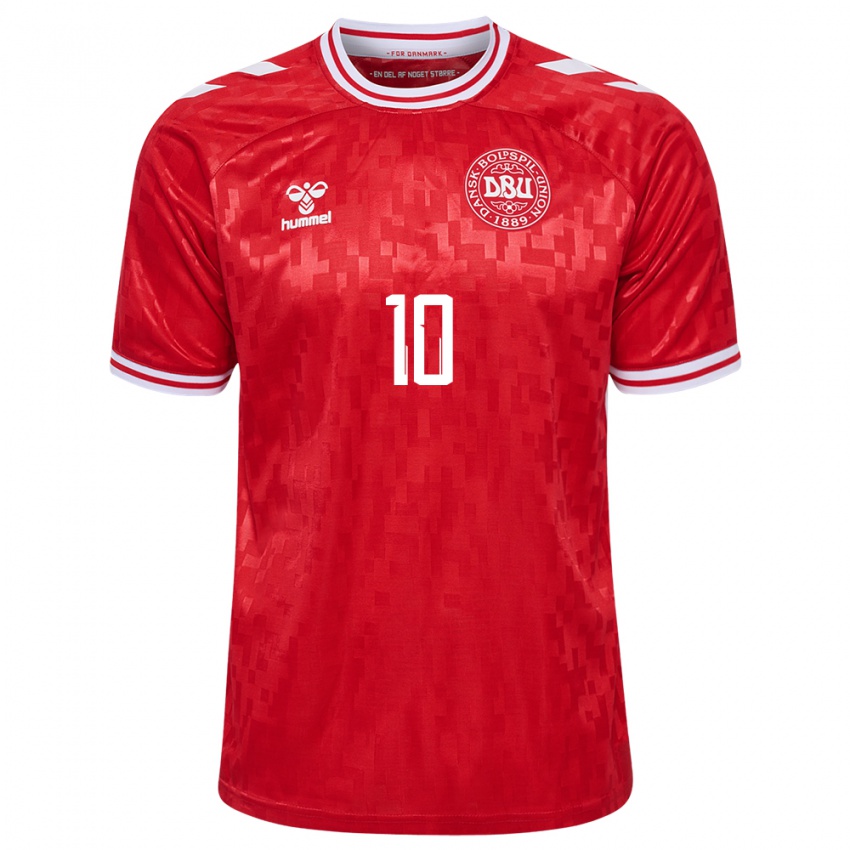 Kinderen Denemarken Matt O Riley #10 Rood Thuisshirt Thuistenue 24-26 T-Shirt