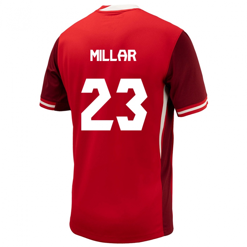 Kinderen Canada Liam Millar #23 Rood Thuisshirt Thuistenue 24-26 T-Shirt