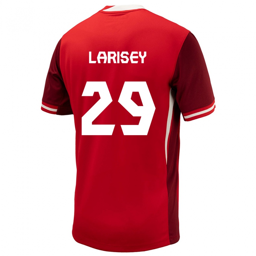 Kinderen Canada Clarissa Larisey #29 Rood Thuisshirt Thuistenue 24-26 T-Shirt