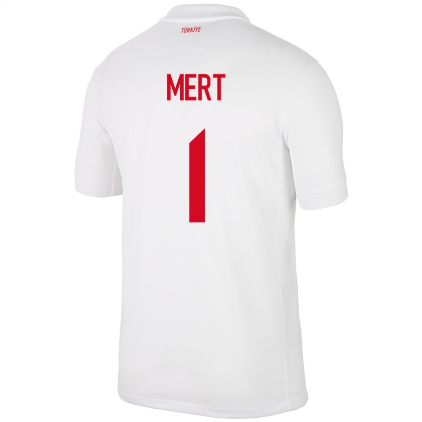 Kinderen Turkije Mert Günok #1 Wit Thuisshirt Thuistenue 24-26 T-Shirt