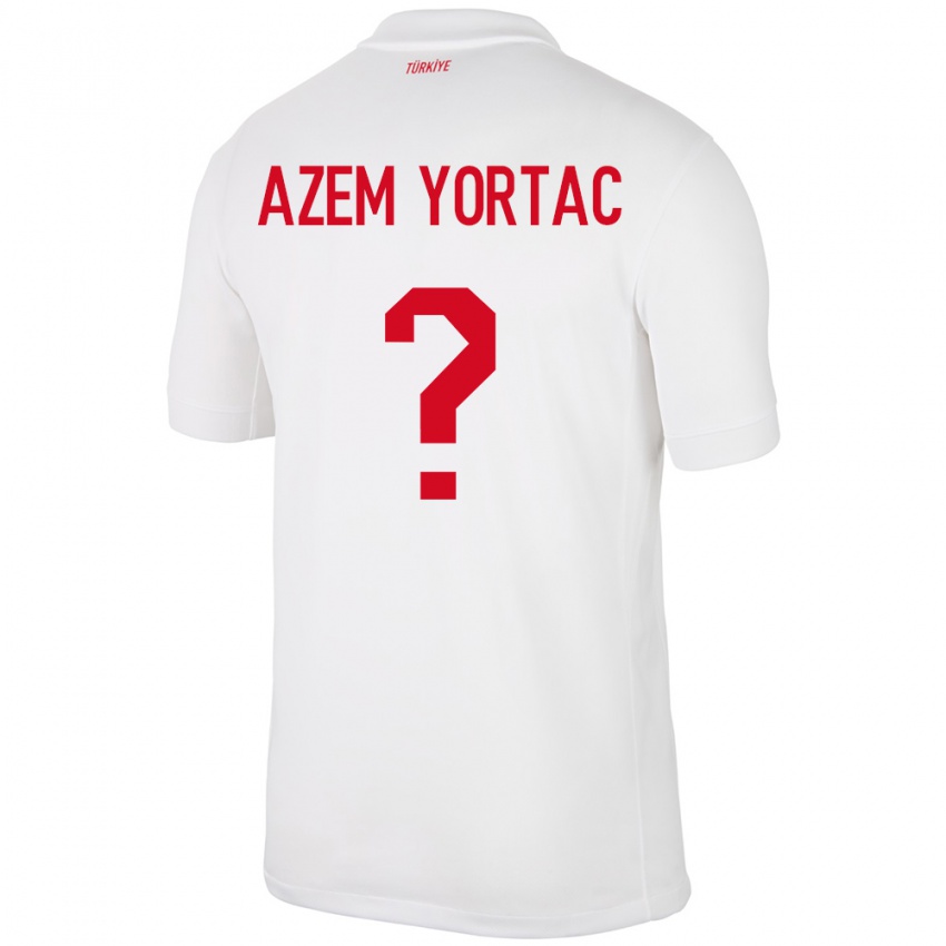 Kinderen Turkije Mustafa Azem Yortaç #0 Wit Thuisshirt Thuistenue 24-26 T-Shirt