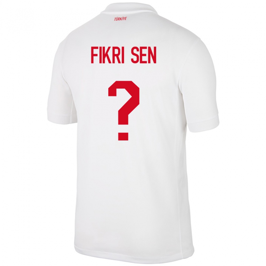 Kinderen Turkije Yağız Fikri Şen #0 Wit Thuisshirt Thuistenue 24-26 T-Shirt