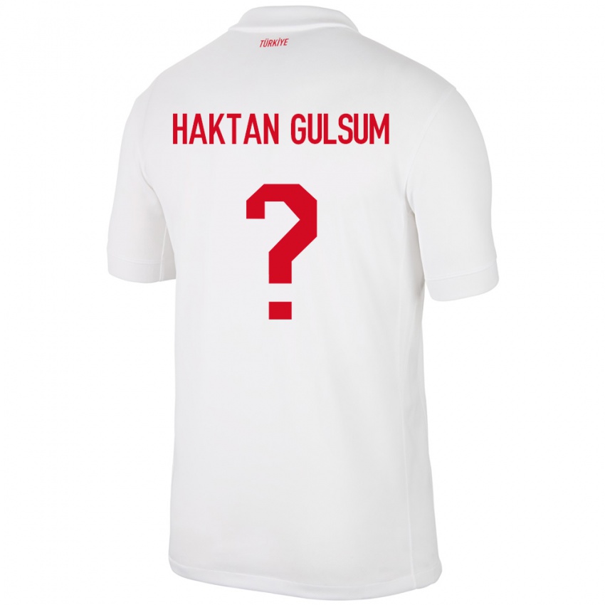 Kinderen Turkije Ayaz Haktan Gülsüm #0 Wit Thuisshirt Thuistenue 24-26 T-Shirt