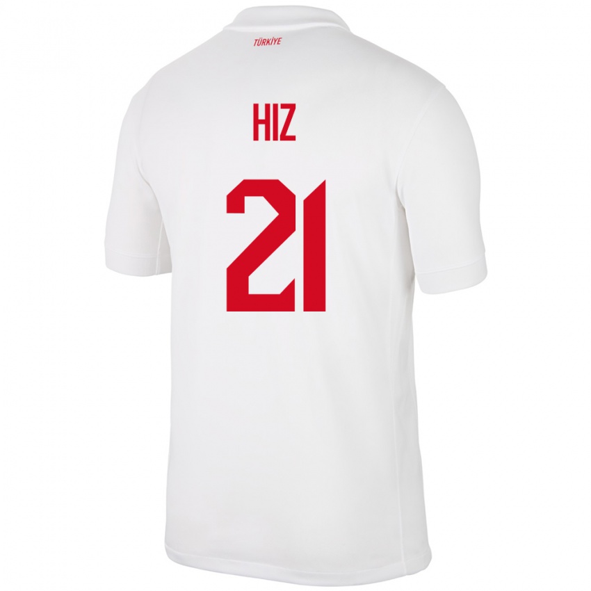 Kinderen Turkije Gülbin Hız #21 Wit Thuisshirt Thuistenue 24-26 T-Shirt