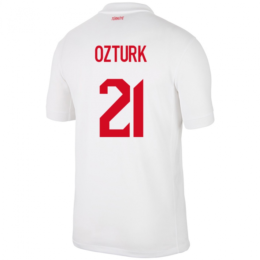 Kinderen Turkije Melike Öztürk #21 Wit Thuisshirt Thuistenue 24-26 T-Shirt